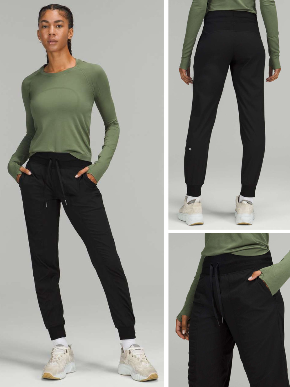 LULULEMON Dance Studio Mid-Rise Jogger Size 2 Black